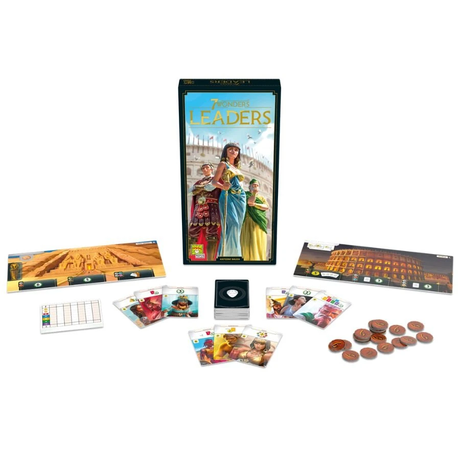 ASMODEE 7 Wonders : Leaders (extension 1 – Nouvelle édition) – Image 2