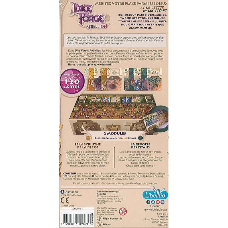 ASMODEE Dice Forge : RĂ©bellion (extension) â Image 2