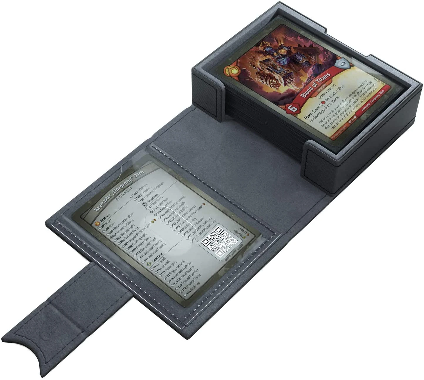 ASMODEE DECK BOX â Keyforge (Deck Book): Black â Image 4