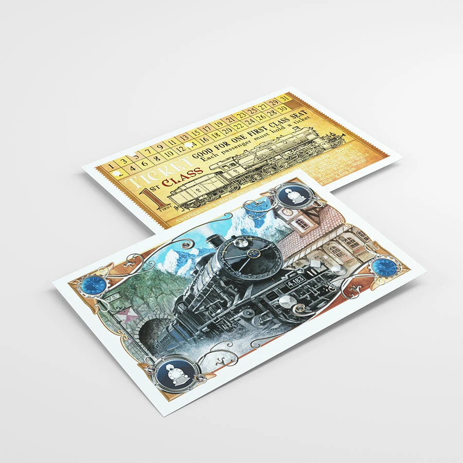 ASMODEE GameGenic : Pack Sleeves â Les Aventuriers Du Rail Europe â Image 2