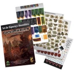 ASMODEE Gloomhaven – Set De Vignettes Amovibles (REMOVABLE STICKER SET)