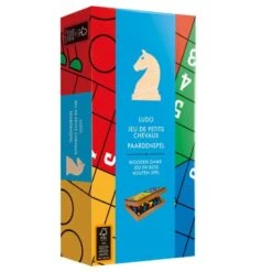 ASMODEE Jeu De Petits Chevaux Pliable (en Bois)