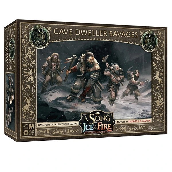 ASMODEE Le Trône De Fer – Jeu De Figurines : Peuple Libre – Sauvages Troglodytes