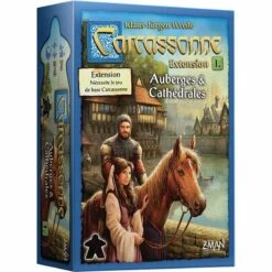 ASMODEE Carcassonne – 1 – Auberges Et Cathédrales (extension)
