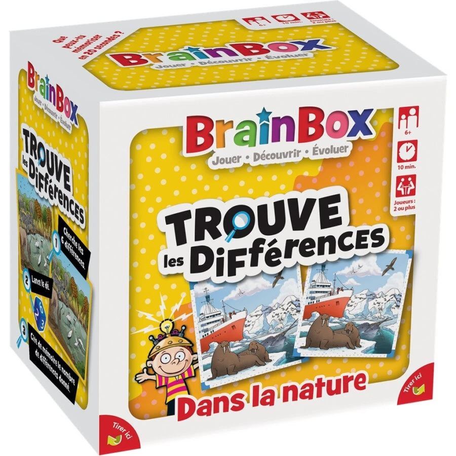 ASMODEE BrainBox Trouve Les Différences – Dans La Nature