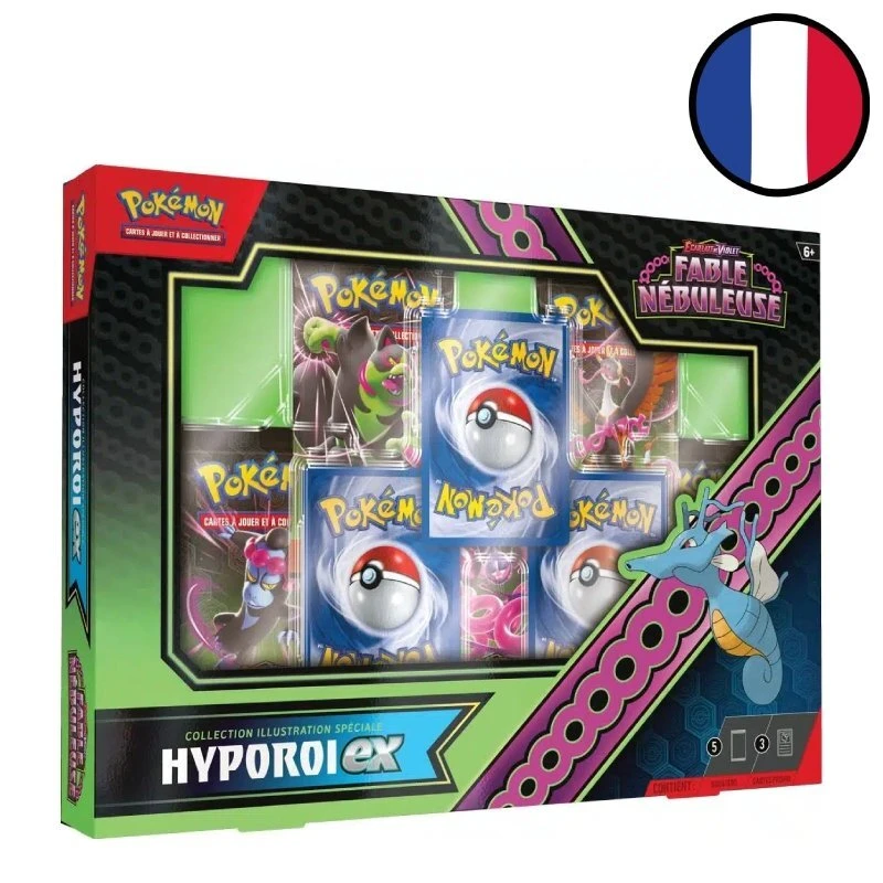 ASMODEE Pokémon EV065 : Fable Nébuleuse – Coffret Ex Collection Spéciale : Amphinobi-ex ou Hyporoi-ex (5B) (Q3 24) – Image 2