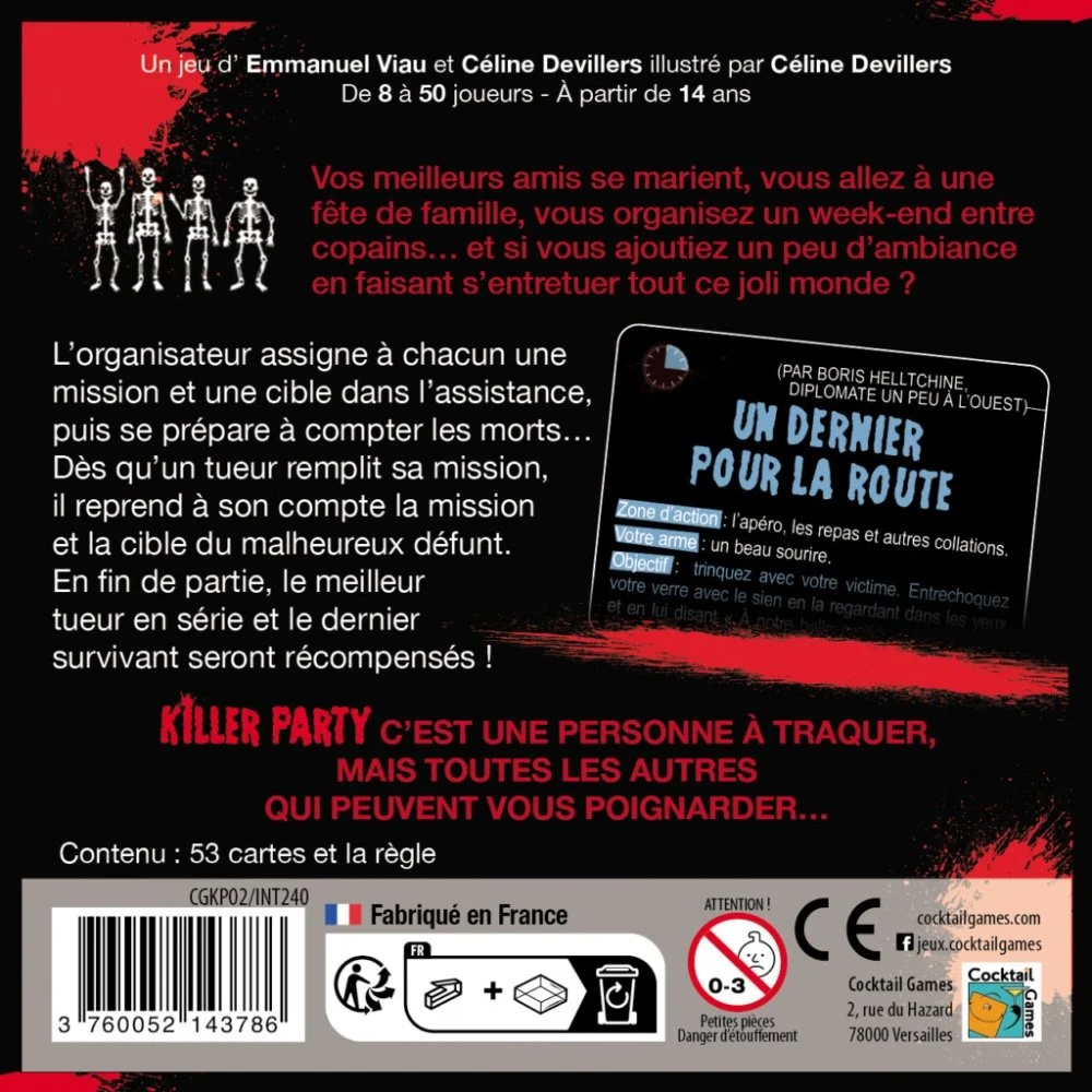 ASMODEE Killer Party (boite Carton) â Image 4