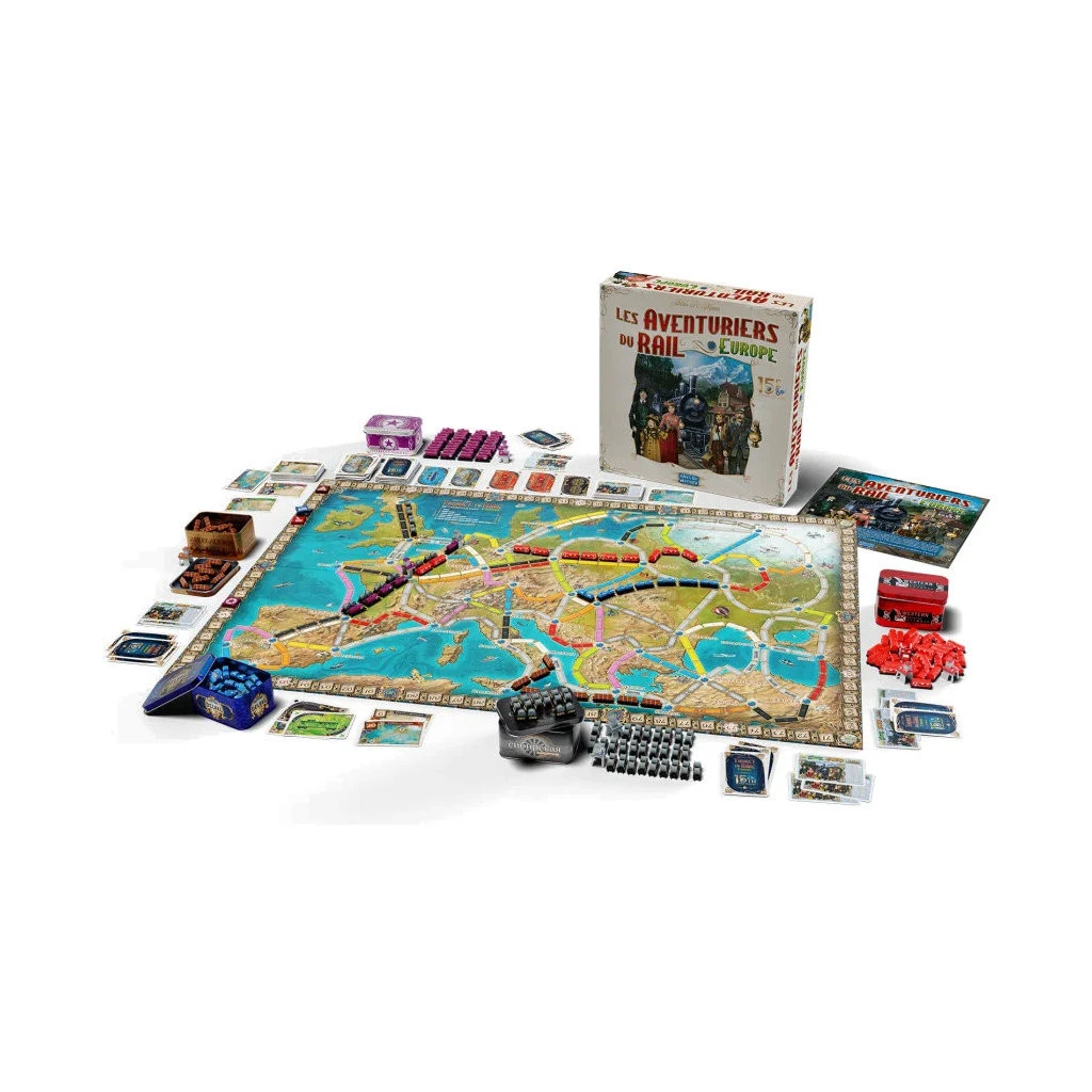 ASMODEE Les Aventuriers Du Rail â Europe 15e Anniversaire â Image 2
