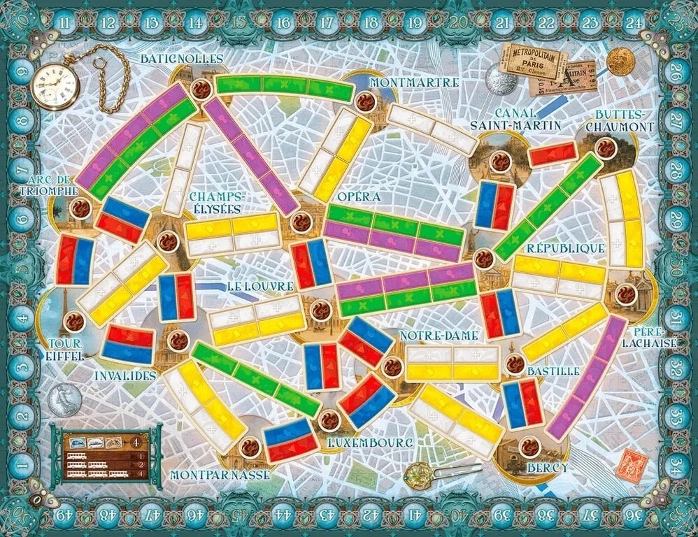 ASMODEE Les Aventuriers Du Rail â Paris â Image 2