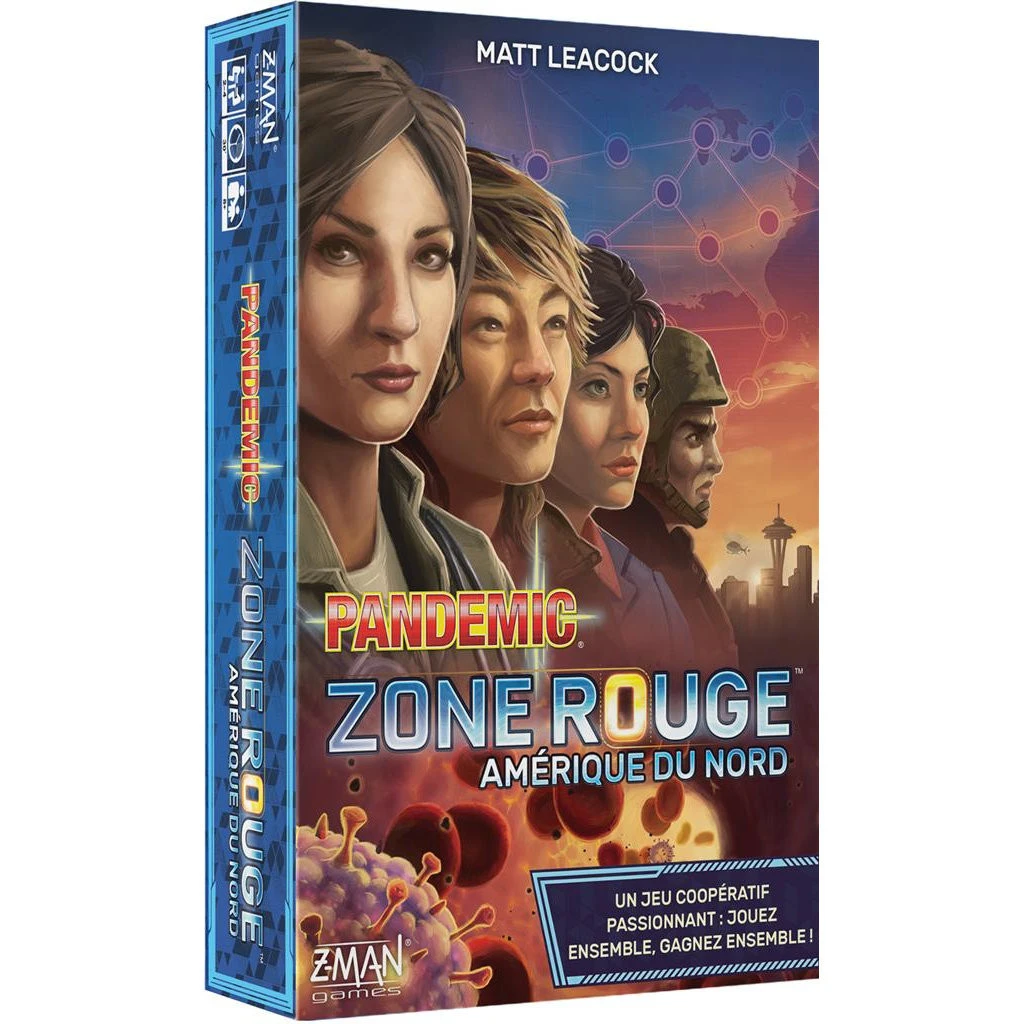 ASMODEE Pandemic Zone Rouge : Amérique Du Nord